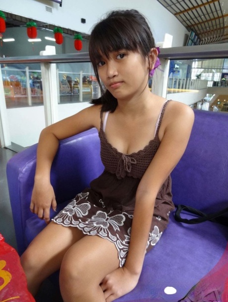 Petite Asian girl Menchie gets naked before having POV sexual relations 21988196