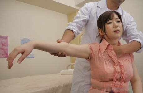 Nice Japanese girl Hanaho sports a creampie after sex in a medical clinic 83322251